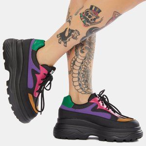 Dolls Kill/Koi Footwear Gyoubu Wire Chunky Trainer/Sneakers